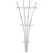 Panacea 48" White Wood Fan Trellis