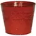 Robert Allen 8" Fleur De Lis Planter Cayenne
