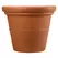 HC 24" Terrazzo Round Planter w/ Heavy Rim Terracotta Akro Mils