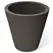 Algreen 26" Crete Self Water Planter Brownstone