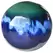MCarr 10" Sphere Glass Green Light Blue