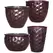 MCarr 26pc Hexagonal Planter Pallet Eggplant