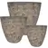 MCarr 6pc Large Round Planter Pallet Full Volcanic Brown