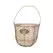 Panacea Egg Gathering Basket/Planter With Burlap Liner