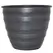Robert Allen 12" Woodsdale Planter Charcoal