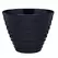 Southern Patio 16" Beehive Planter With Saucer Navy
