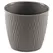 Deroma 6.3" Ariel Pot Premium Plastic Grey