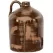 MCarr 14" Tall Whiskey Jug Antique Dark Brown