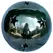 MCarr 10" Sphere W/Stars Falling Green