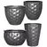 MCarr 26pc Hexagonal Planter Pallet Matte Black