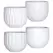 MCarr 32pc Mixed Bell Planter Pallet White