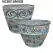 MCarr 27PC Leaf Planter Plt Blue Mexican Wash