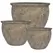 MCarr 16pc Large Round Planter Pallet Full Volcanic Brown