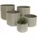 Algreen 5pc Set Cylinder Brushed Taupe 5.5" 7.2" 8.3" 11" & 12.6"