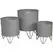 Braun Textured Containers Grey