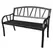 Gardener Select 4' Contemporary Bench Black Iron