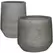 MCarr 18pc Ficonstone Round Planter Pallet Gray Stone