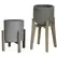 MCarr 16pc Ficonstone Planter Pallet w/Stand Lat Gray