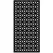Outdeco 6'x3' Metal Panel Orbit Black