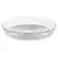 Panacea 10" diam Clear Plastic Saucer