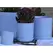 PHG 9"x9.5" Fluted Cylinder Planter Lavender 4/CS