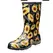Sloggers Womens Boot w/ Trim Sunflower Black Size 6