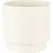 SSI 2.9"x2.8" Stepped Planter Matte White