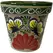 Talavera 12" Bella Especial Flower Pot Green