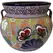 Talavera 12" Bella Especial Michoacana Pot Blue