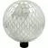 VCS 10" Silver Mirror Tile Glass Globe w/ Hanging Chain