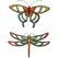VCS 22" Colorful Open Wing Butterfly & Dragonfly