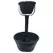 Eckert 3ft Mini Flower Tower with 23in Topper, Black Weekender, 28in Wrap Around Base - Sold as a Set