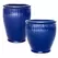 MCarr 30pc Ribbed Round Planter Pallet Admiral Blue