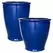 MCarr 30pc Flat Rim Planter Pallet Admiral Blue