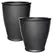 MCarr 30pc Flat Rim Planter Pallet Matte Black