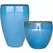MCarr 35pc Round Planter Pallet Ultra Marine