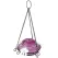 Natures Way 14oz Antique Glass Top-Fill Hummingbird Feeder Plum