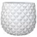 Southern Patio 12" High Pineapple Planter White