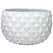 Southern Patio 12" Low Pineapple Planter White