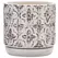 Southern Patio 6" French Rustic Planter White Finish