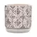 Southern Patio 8" French Rustic Planter White Finish