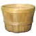 Grower Select Half Peck Basket Natural 12/CS 60CS/PL