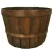 Grower Select Half Peck Basket No Handle Brown 12/CS 60CS/PL