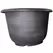 Grower Select 14.00 Roll Rim Pot Black / Silver 1413/PL