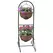Gardener Select 42" Black 2 Basket Wire Patio Planter 4/CS