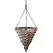 Gardener Select 12" Hanging Basket Cone Coffee Wicker 3 Strand Hanger 6/CS
