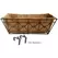 Gardener Select 20" Black Plaid Window/Deck Planter 20"wx7.5"h 2 Brackets Enclosed 6/CS