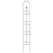 Panacea 60" Black Narrow Trellis With Finial