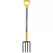 Ames True Temper 4 Tine Forge Spading Fork Wood Handle