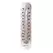 Headwind 12" EZ Read Metal Thermometer Antique Aluminum